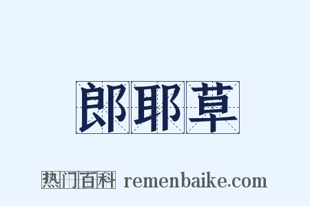 郎耶草是什么意思的图片